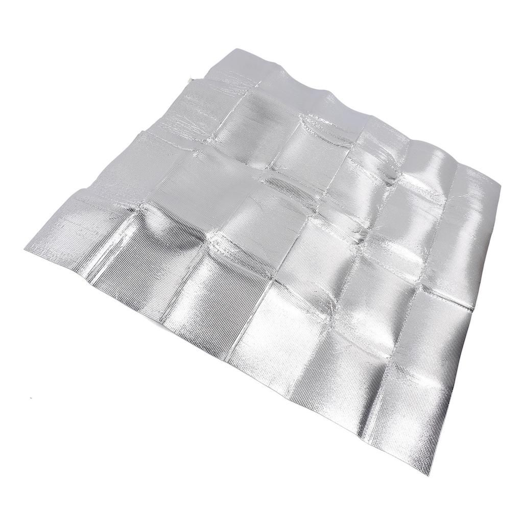Attic Fan Seal Cover PE and Aluminum Efficient Insulation Film Dustproof Attic Vent Insulation Cover for Home 129x129cm