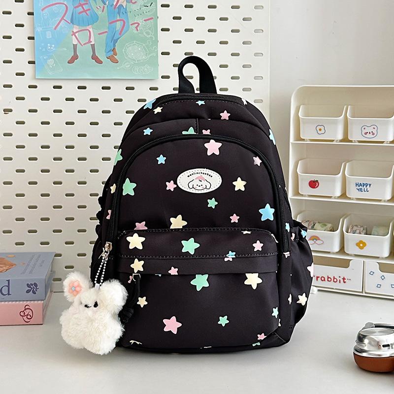 School Bag New High-value College Style Fresh and Sweet Cute Star Backpack Junior High School Students Lightweight Large-capacity Backpack
