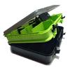 Clear Fishing Lures Storage Box with Adjusted Dividers Tackle Dividers Box