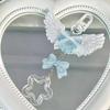 Cute Bowknot Star Bear Keychain Pendant Lovely Hanging Decorations Keyring Charm for Purse Bag Backpack Handbag