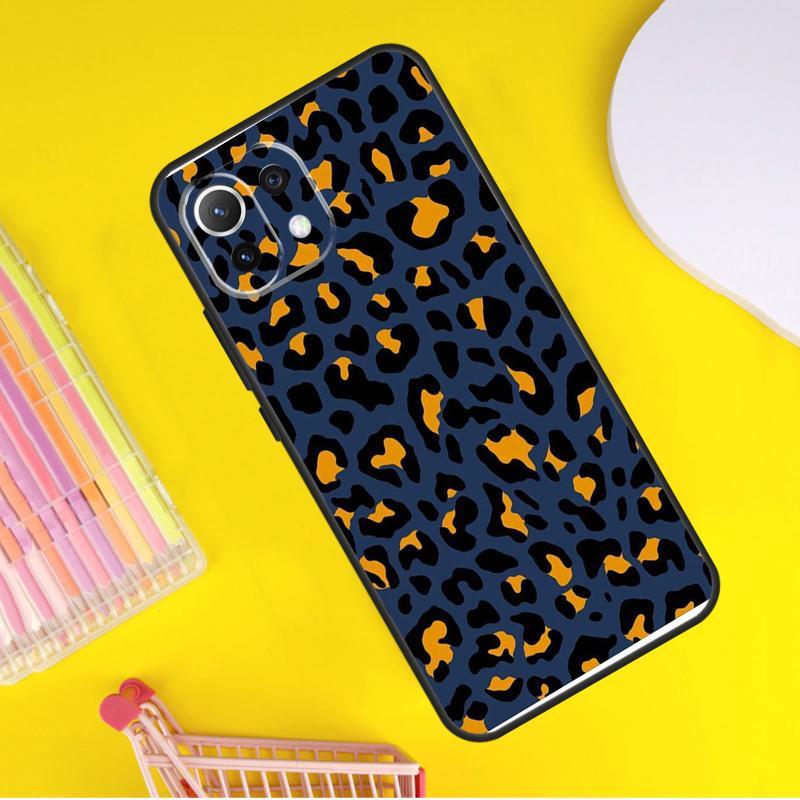 Leopard Print Effect Texture Cover For Xiaomi 14 Ultra 13 11T 12T 13T 14T Pro POCO X6 X7 Pro X3 X5 F3 F5 F6 M6 Pro Case