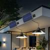 Solar Powered Outdoor Pendant Light Waterproof Courtyard Home Living Room Balcony Pavilion, Hanging Light LED Induction Lighting
