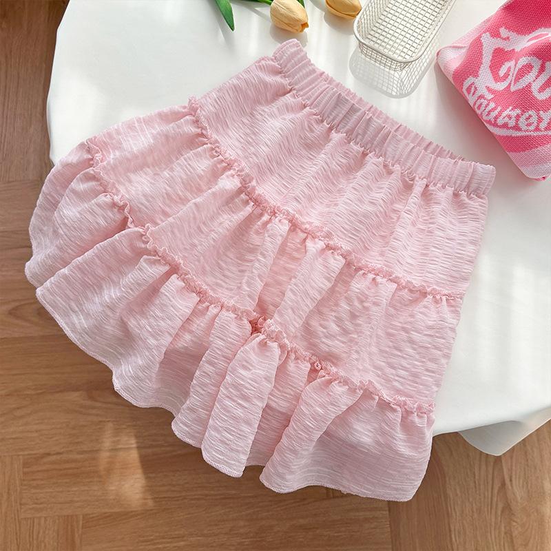 Последняя юбка-трапеция с высокой талией Маленькая юбка-пачка Короткая юбка S