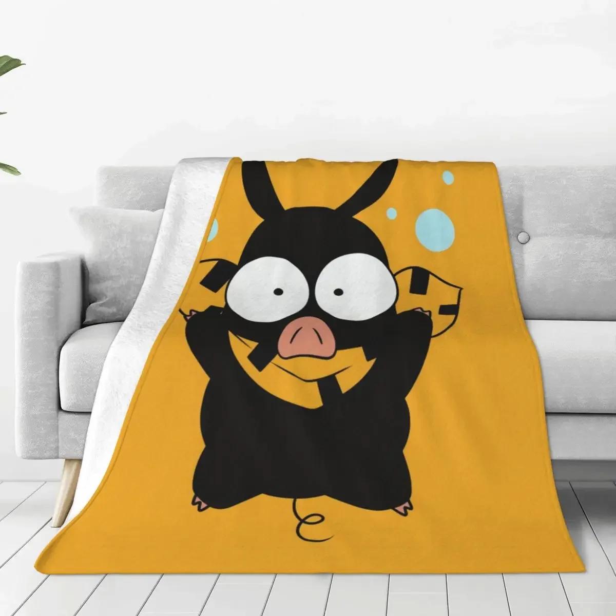 

P-Chan Ryoga Hibiki From Ranma Throw Blanket Customizable Warm Camping AntiPilling 80x120cm(31x47inch)