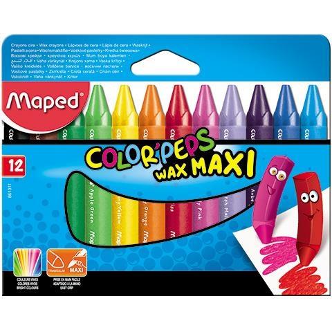 Jumbo Colorpeps Early Age Wax Crayons 12 Colors