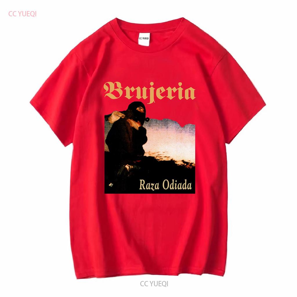 Brujeria Raza Odiada T Shirt Size XL Band Death Metal Grindcore EZLN Vintage Washed Comfortable Streetwear Breathable Stylish