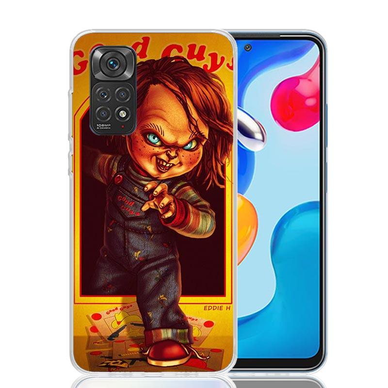 

Chucky Child s Play Phone Case For Xiaomi Redmi Note 15 14 13 12S 12 Pro Plus 11S 11E 11 11T 10S 10 Art Soft Pattern Cover Redmi Redmi Note 13 5G