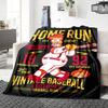 1Pc Vintage Baseball Legend Blanket Soft Throw Blanket For Home Bedroom Bed Sofa Travel Office Solid Christmas Blanket