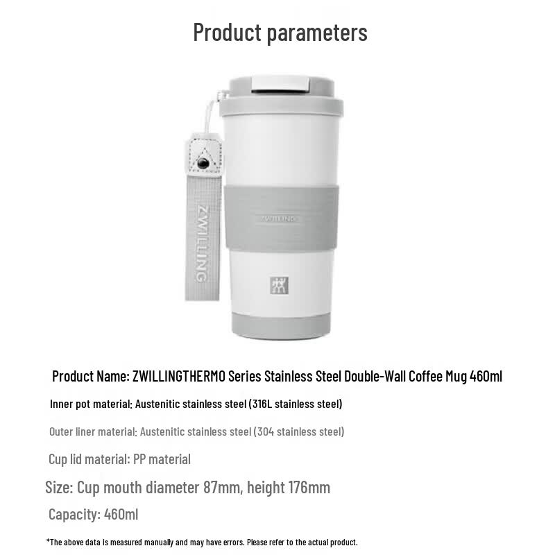 Zwilling Portable 316L Dual-Drink Insulated Coffee Mug