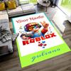 Roblox Customizable Name Area Rug Design for Entryway Dining Room Living Rooms Bedrooms Antislip Carpet Office Home Decor