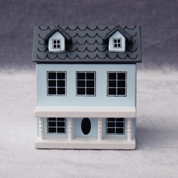Vintage Cottage Villa Model Ornament for Kids Retro Cottage Villa Figurines Desktop Miniature Pretend Game Props