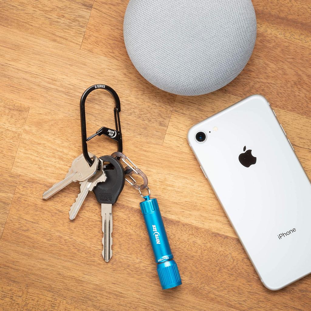 NITEIZE G Karabiner #3 Schwarz Klein