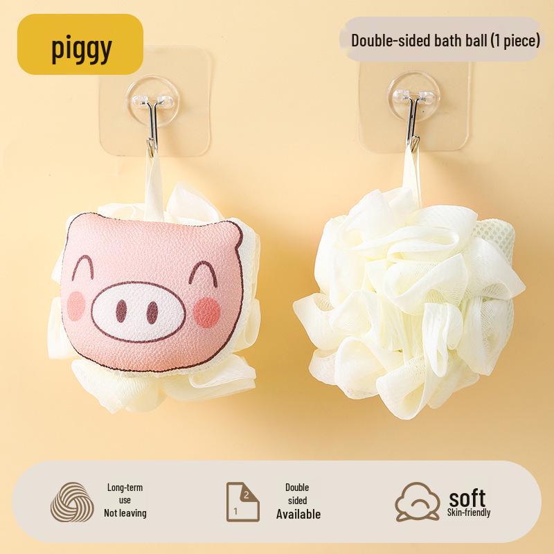 Newcomer Discount: Baby Bath Sponge - Exfoliating & Non-Dispersing Bath Flower Ball