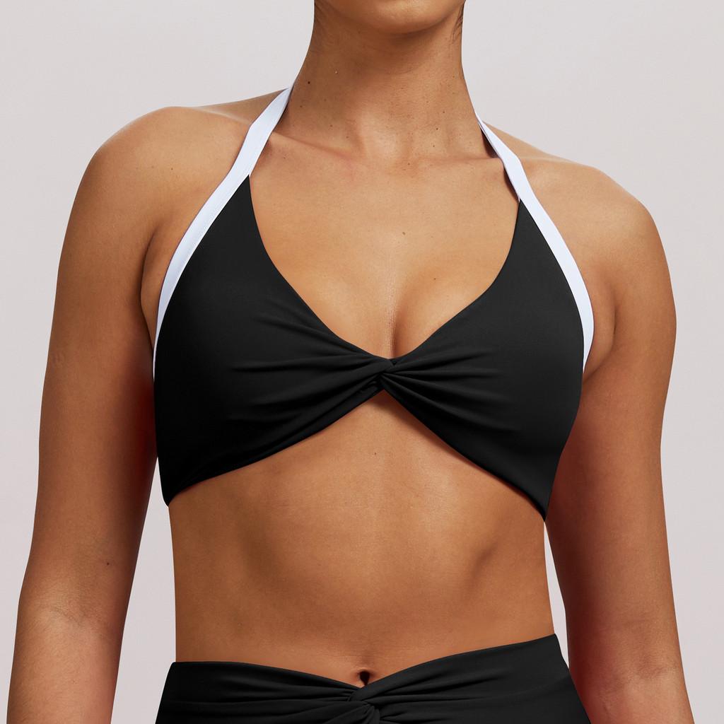Nude Feel Yoga Bra With Removable Pads For Running And Fitness In Youth Women