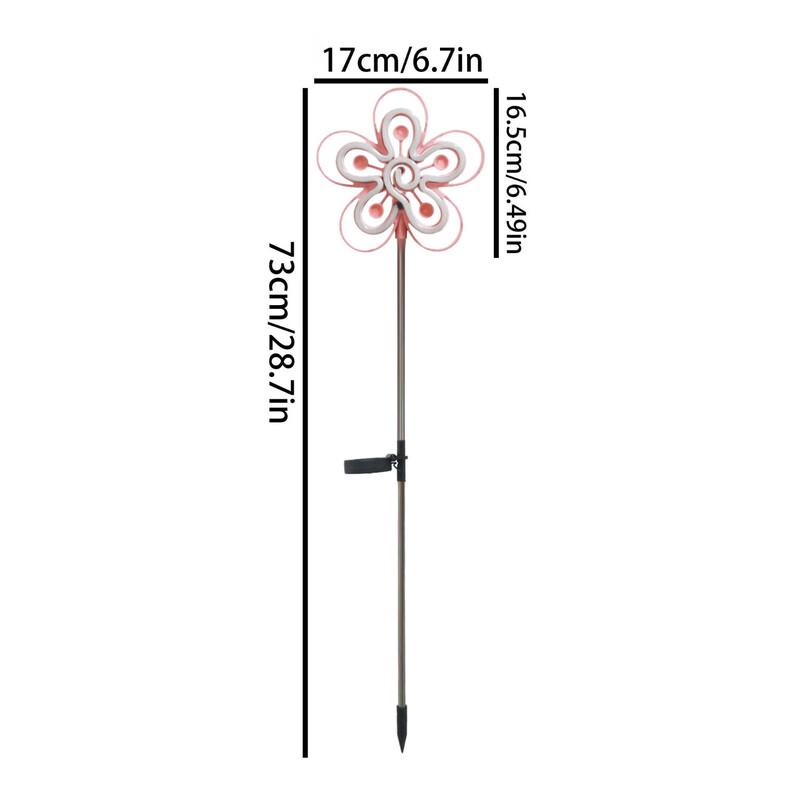 Flower-Shaped Neon Garden Stake Light