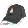 Surreal Girl with Eyes Illustration Fashion Washed Baseball Cap Hat Outdoor Activities