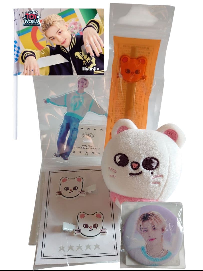 

[USED] Hyunjin • Stray Kids Can Badge Acrylic Stand Charm