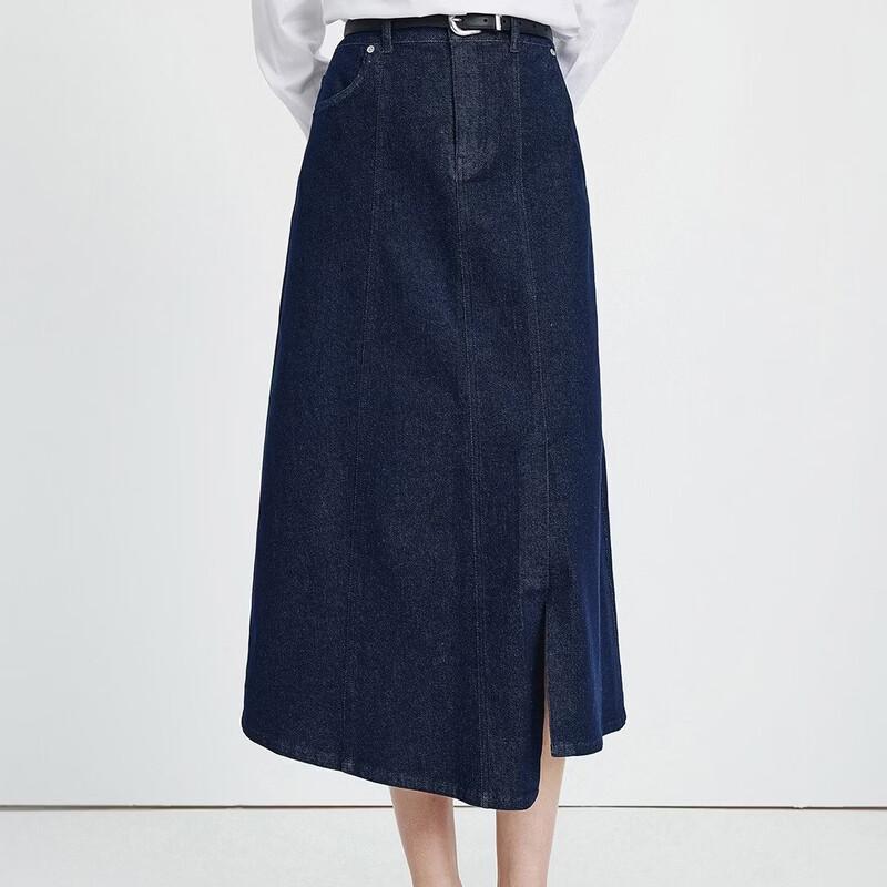 Navigare Gonna midi in denim da donna a trapezio