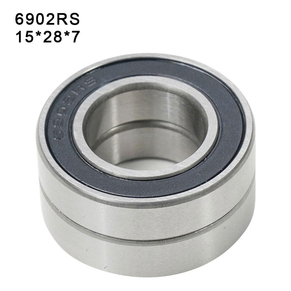 Pack Of 2 6902-2RS/6902ZZ 15x28x7mm Thin Section Deep Groove Ball Bearing New