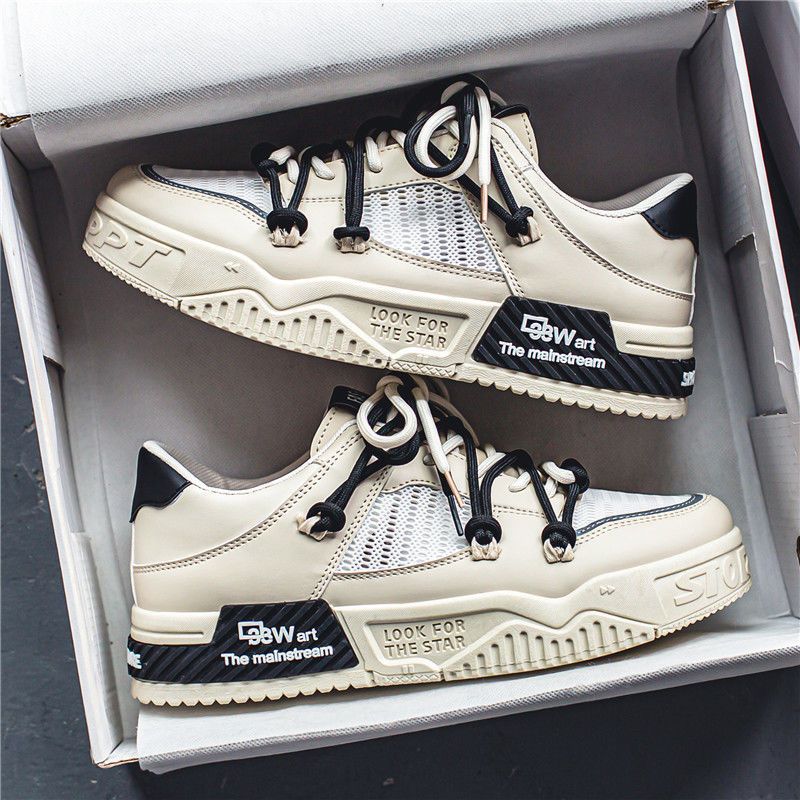 New Classic Men's Sneakers Korean Edition Fashion Versatile Street Dance Casual Board Shoes Outdoor Mesh Sports Running Shoes