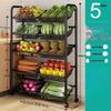 Multi-layer Kitchen Storage Basket Rack
