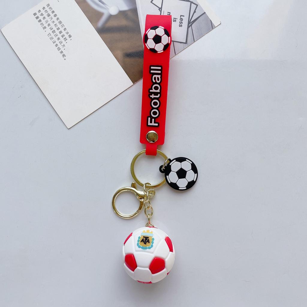 Creative Drip Glue Team Football Bag Car Keychain Accessories Gift Wholesale Kawaii Cute Personalized Gifts Y2k Fashion Anime