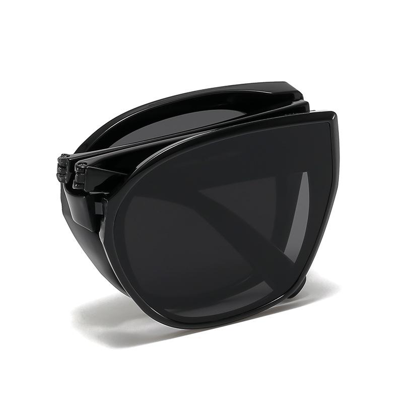 Collapsible High-End Fashion Sunglasses with UV Protection - European & American Style