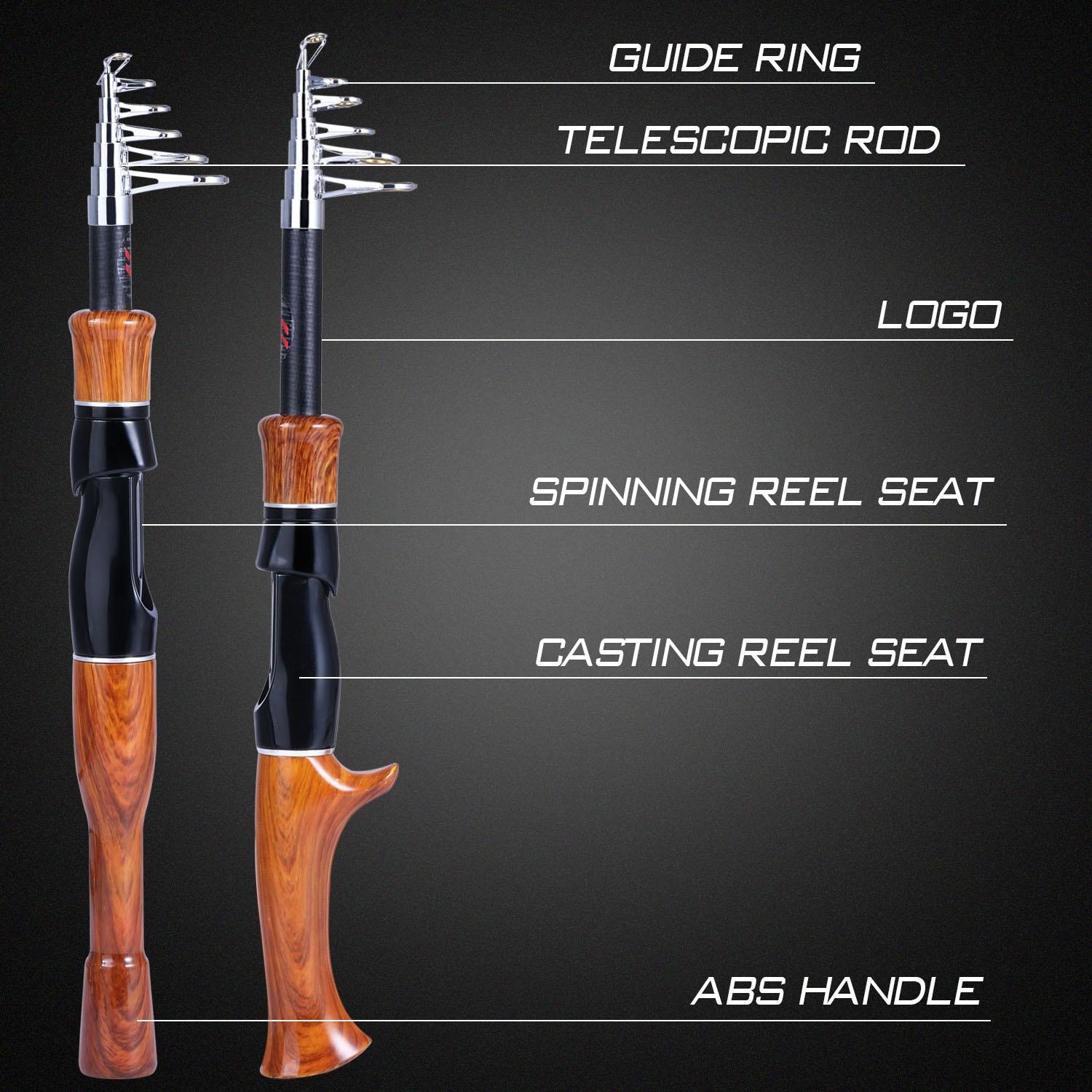 

SOUGAYILANG древесная удочка, удочка, спиннинговая удочка, телескопическая удочка, рыболовные инструменты, принадлежности для рыбалки Spinning1.6M