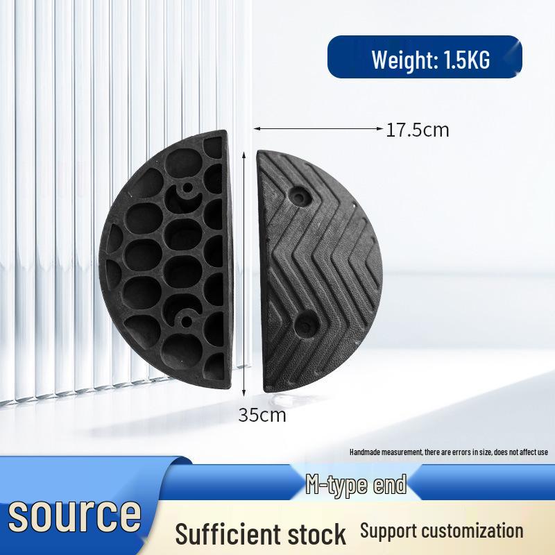 Сверхпрочный резиновый стальной лежачий полицейский для парковки сообщества