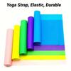 Yoga Pilates Portable Resistance Band Long Training Stretch Bands For Physical Therapy Lower Body Home Strength Elastic Exercise