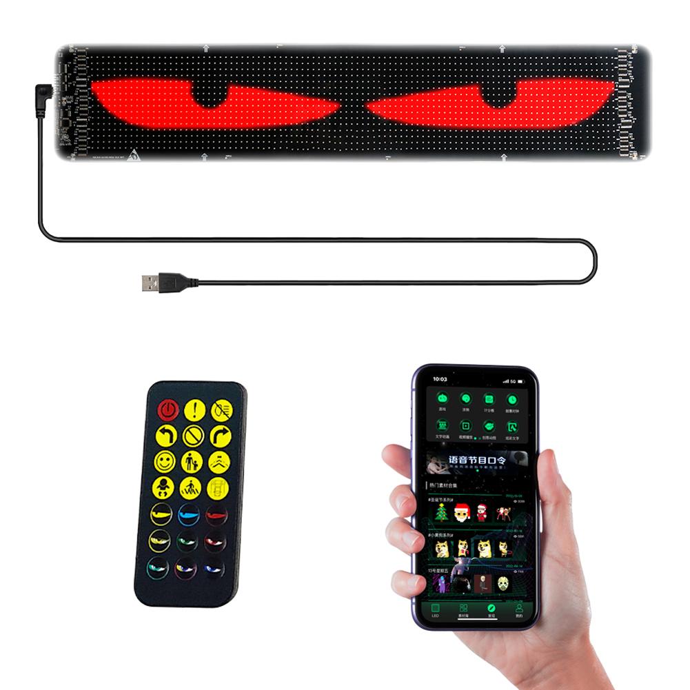 Devil Eyes LED Panel Light DIY Programmable LED Devil Eye Decoration Light Demon Eyes Flexible LED Panel for Store/Bar/Trucks