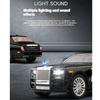 1/22 Scale Rolls Phantom Alloy Car Model Diecasts Metal Vehicles Collect Simulated Decorations Sound & Light Gifts for Kids