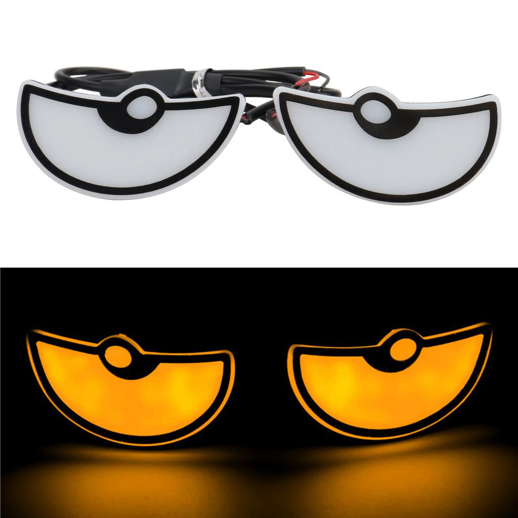 Motorcycle License Plate Screw Light Triangular Devil Eye Modified General Motorcycle Decorative Accessories Car Light