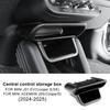 For MINI J01 Cooper EV J05 Aceman 2024-2025 Center Console Storage Box Flocking Organizer Interior Space Expansion Accessories