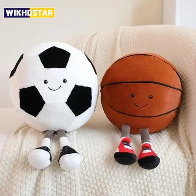 Muñeco de fútbol, peluche de baloncesto, muñeco de fútbol creativo, almohada, pelota para mascotas, juguete interactivo para perros y gatos
