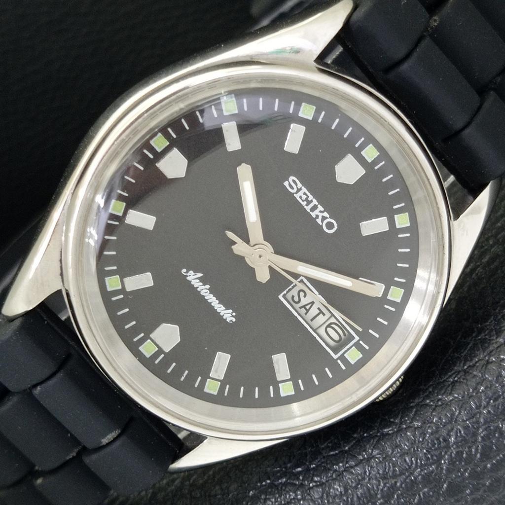 

ВИНТАЖНЫЕ МУЖСКИЕ АВТОМАТИЧЕСКИЕ ЧАСЫ SEIKO 6309A ЯПОНИЯ, ЧЕРНЫЙ ЦИФЕРБЛАТ a700481-5 R203-a700481