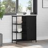 Modern Wooden Sideboards - Kitchen Lockers with 3-tier Open Side Shelves, Closed Lockers with Doors, Hallway Lockers, Bathroom Lockers
