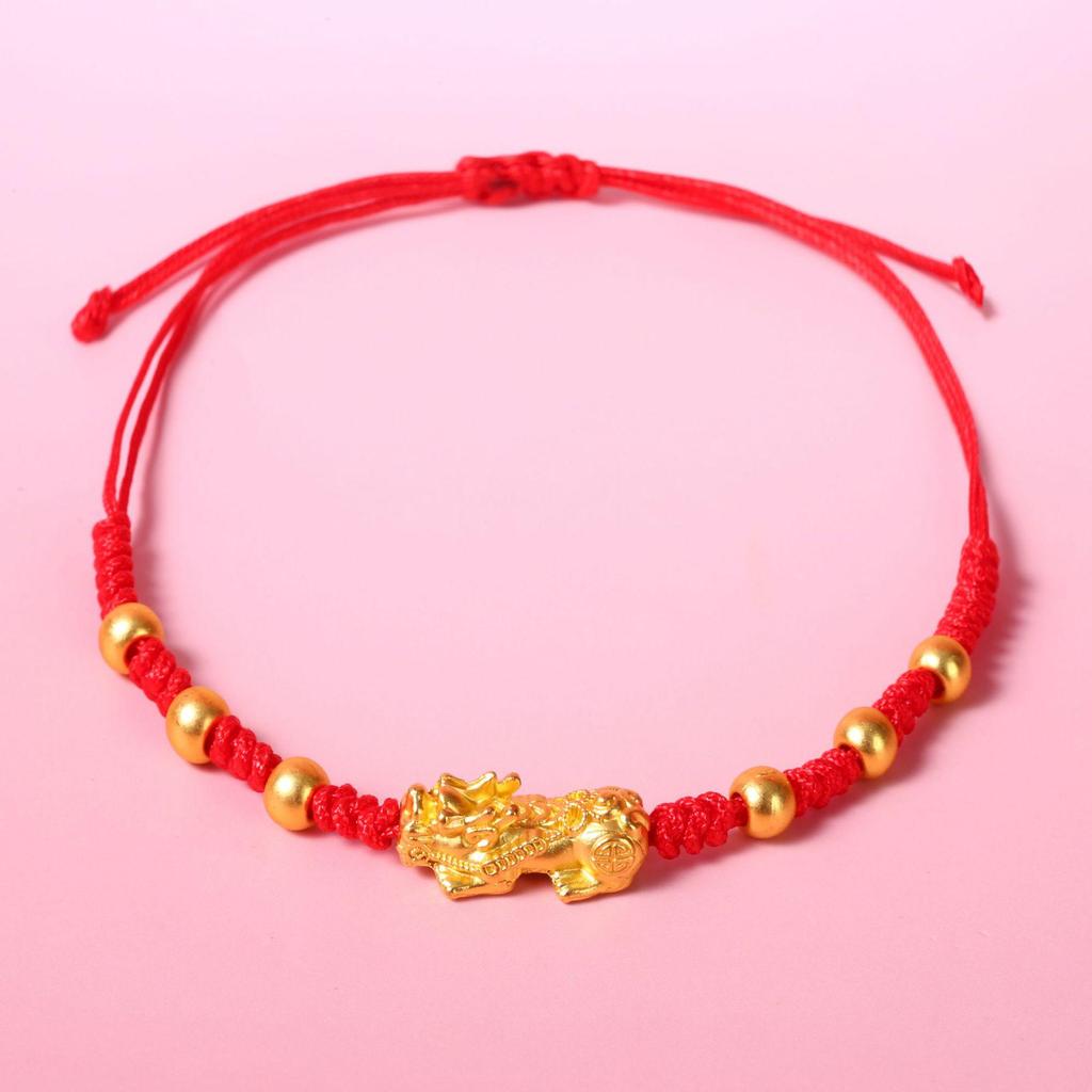 2026 Year of the Horse Bracelet: Handmade Red Rope Woven Jewelry - New Year Gift