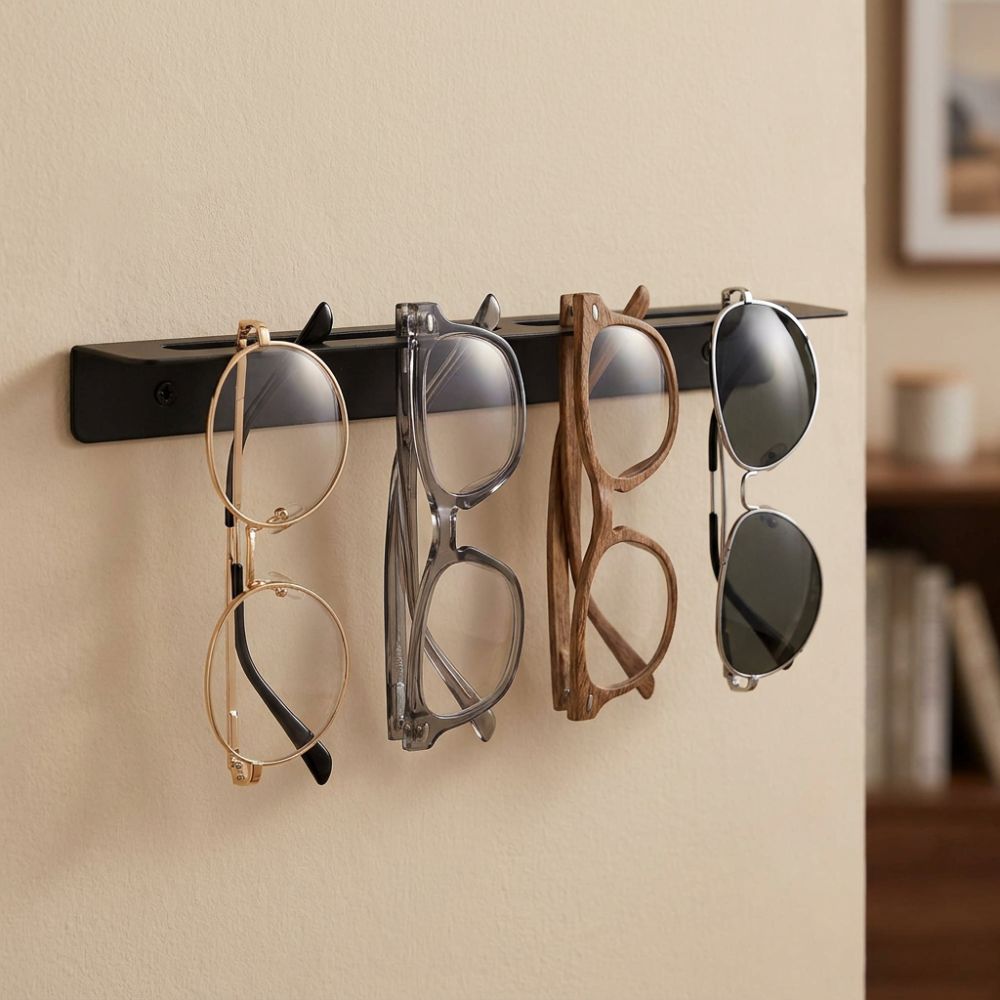 Heavy Duty Eyeglasses Storage Rack Metal Sunglasses Display Stand Home Entry