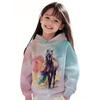 Vêtements Cool pour Filles Équestres Animaux Impression 3D Automne Sweats à Capuche Manches Longues Amples Légers Sweat Confortable Vêtements pour Enfants