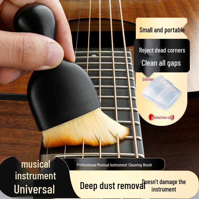 Professionelles Instrumenten-Reinigungsbürsten-Set für Gitarre, Klavier, Violine, Guzheng - Staubwisch- und Wartungsbürste
