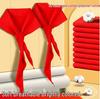 Elementary School Large Red Scarf - Pure Cotton, Non-Fading