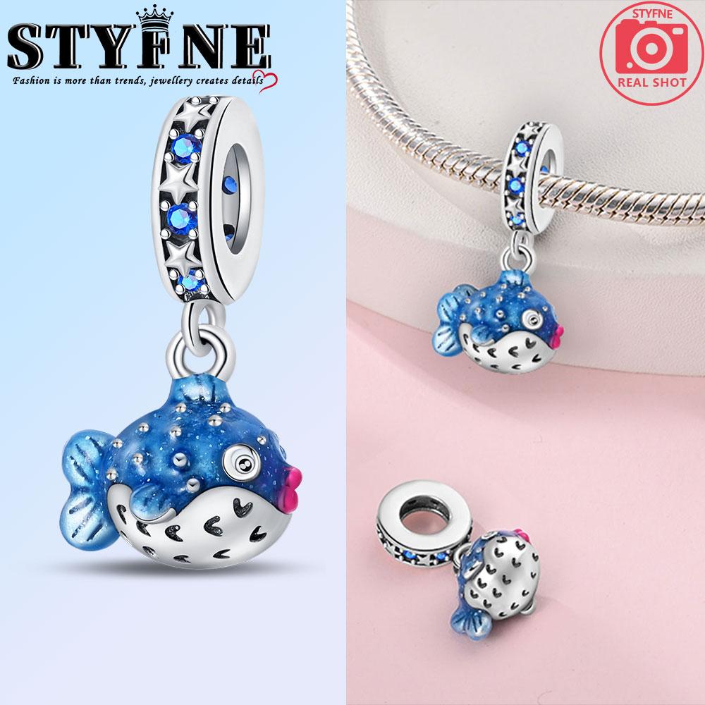 Copper Fat Fish Charm Pink Octopus Glowing Pendant Original Bracelet Making Jewelry Diy Charm Gift