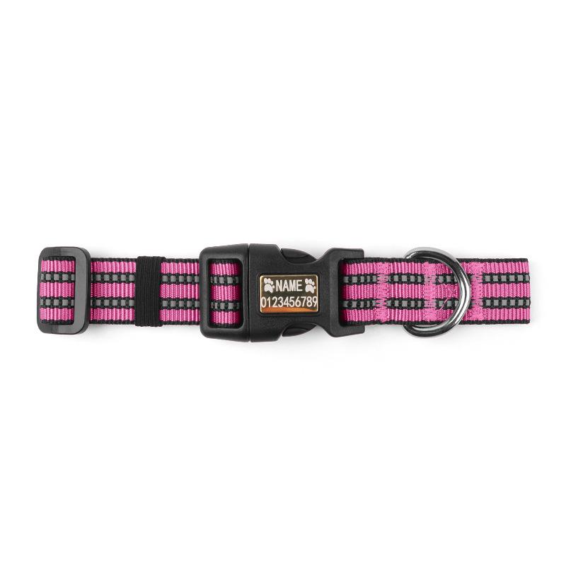

Dog collar Pet collar Reflective anti-lost collar Adjustable collar for medium and large dogs S