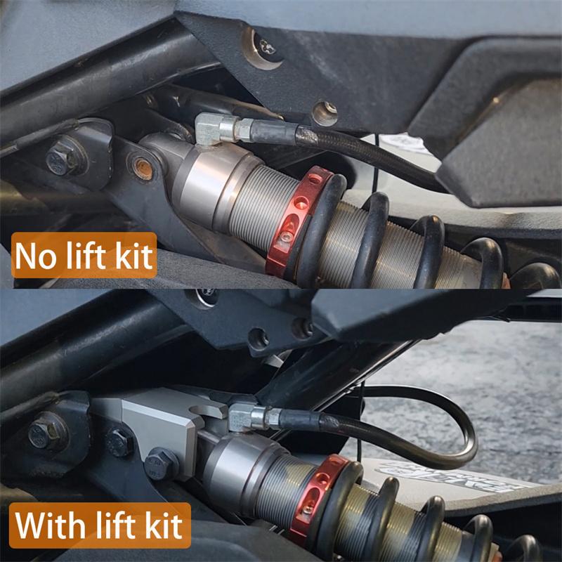 Rear Shock Extender Kit For Ryker All 600-900 Models Up To 2021 Height Extension Riser Adapter Rear Lift Lowering Kit