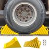 Wheel Stop Chocks Anti-Slip Tire Chock Car Stopper Secures Wheels Wheel Wedge Stoppers For Trucks SUVs Cars Travel Trailers