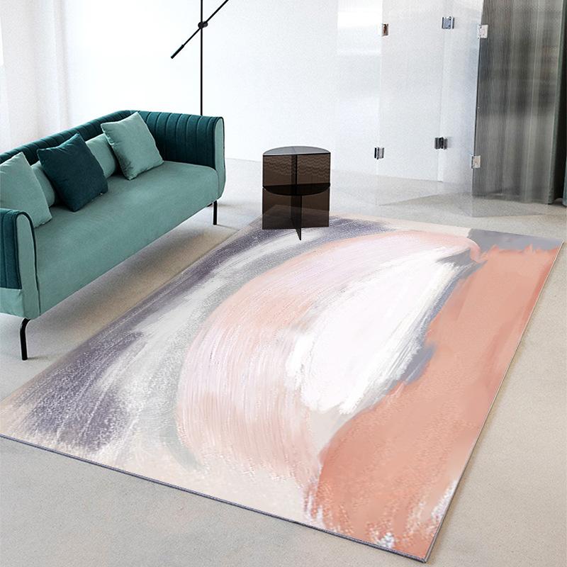 Nordic Light Luxury Carpet Fully Covered Living Room Sofa Carpet Tea Table Mat Bedroom Thickened Splicing Carpet