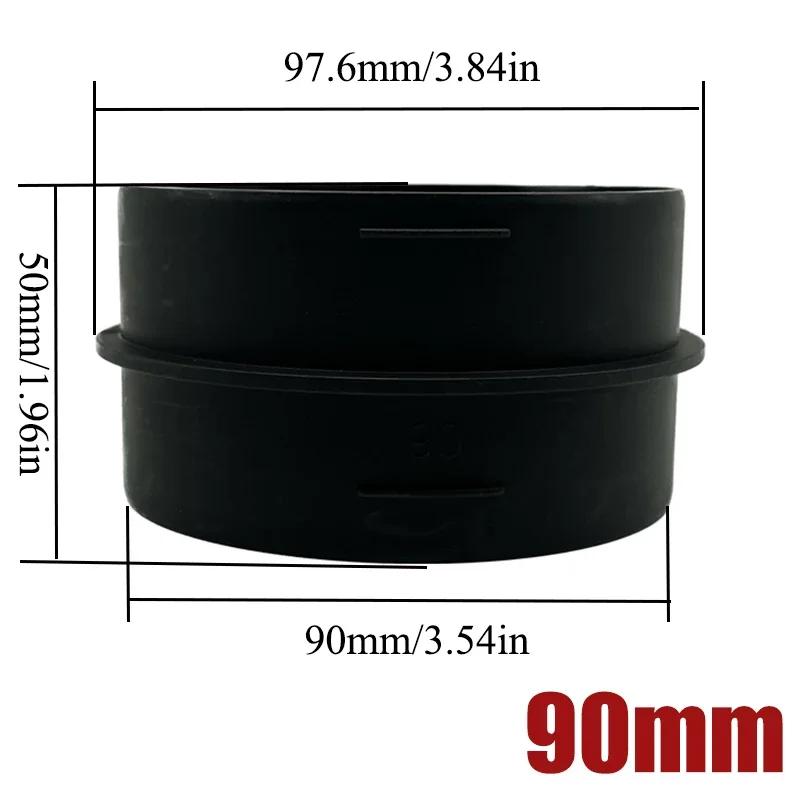 4X 42/60/75/80/90mm Car Heater Ducting Reducer Hose Outlet Tube Connector Heater Ducting Pipe Joiner For Eberspacher Webasto