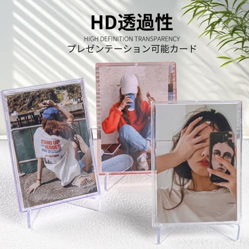 ZeniMart Card Loader, UV Protection, Protective Case for Trading Cards, Hard Card Case with Stand for Trading Cards, Compatible with Pokemon, One Piec