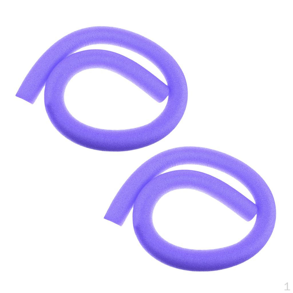 2 Pieces 59inch Deluxe Hollow Foam Floating Noodles - For Swim, Pool, Fun and Crafts Choose Colors